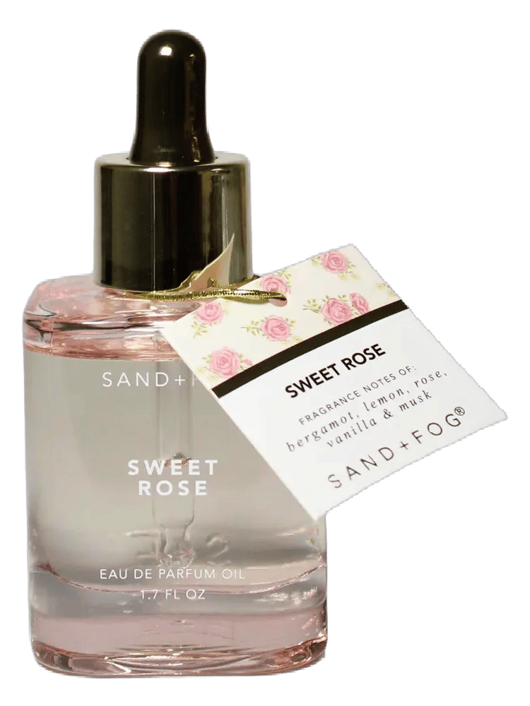 Sweet Rose Perfume Oil by Sand + Fog