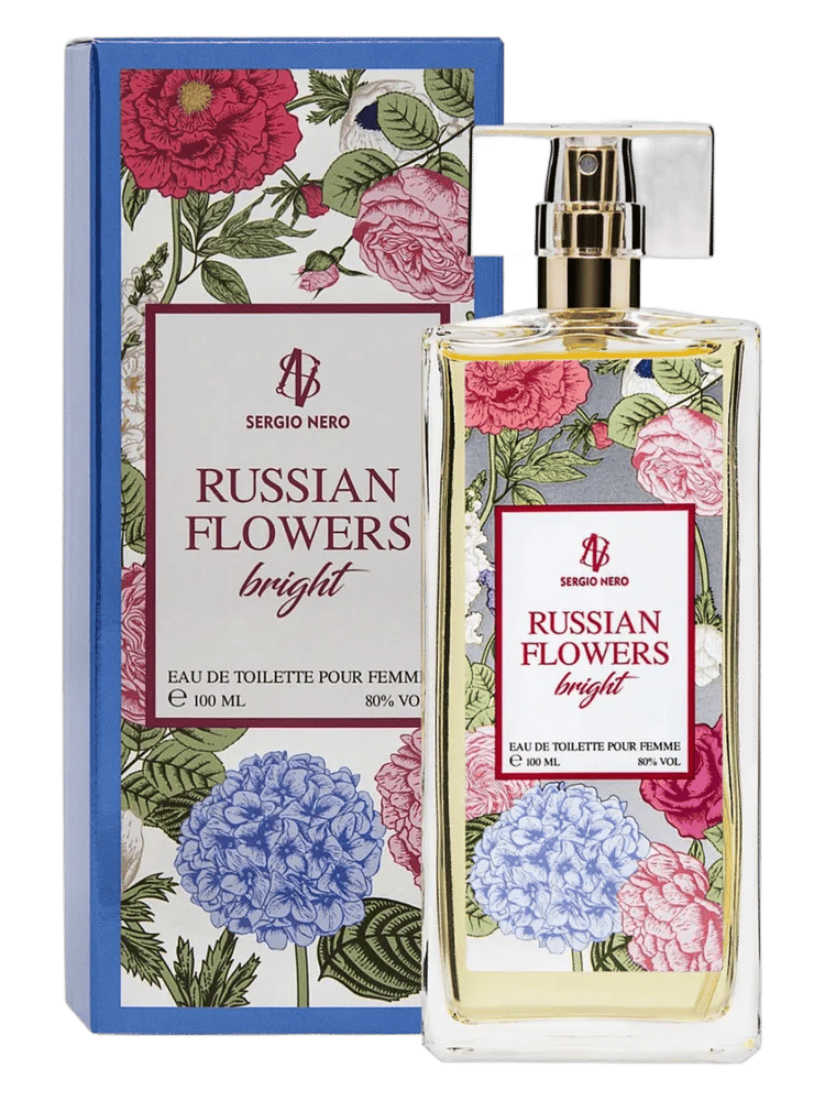 Russian Flowers Bright by Sergio Nero